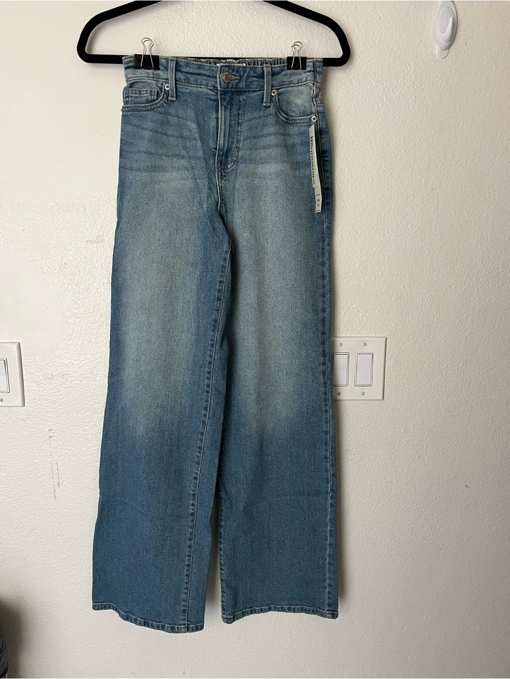 No Boundaries Wide Leg Jeans - Medium Blue
